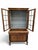 Antique Biedermeier Style Walnut Bookcase Vitrine For Sale In Chicago - Image 6 of 9