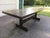 Mid-Century Modern Mid Century Trestle Style Dining Table Table, Eight Feet Long For Sale - Image 3 of 11