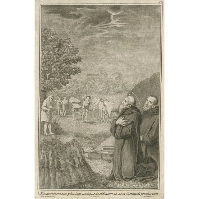 After Domenico Zampieri, Bartholomew the Apostle, 1762, Print For Sale - Image 6 of 6