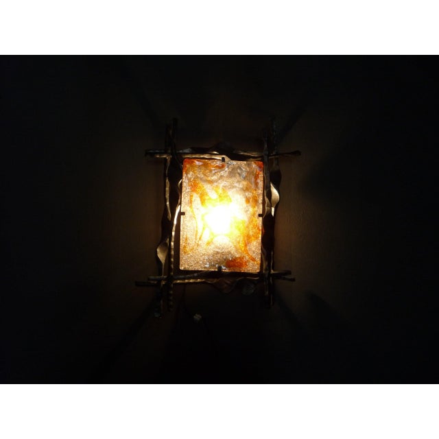 A rare brutalist wall lights attribute tom ahlström & hans ehrlich, sweden, each fitted with an e27 bulb. a sculptural...