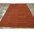 Mid 20th Century Galerie Shabab Collection Mid-20th Century Orange and Black Turkish Flat-Weave Kilim Room Size Accent Rug For Sale - Image 5 of 10