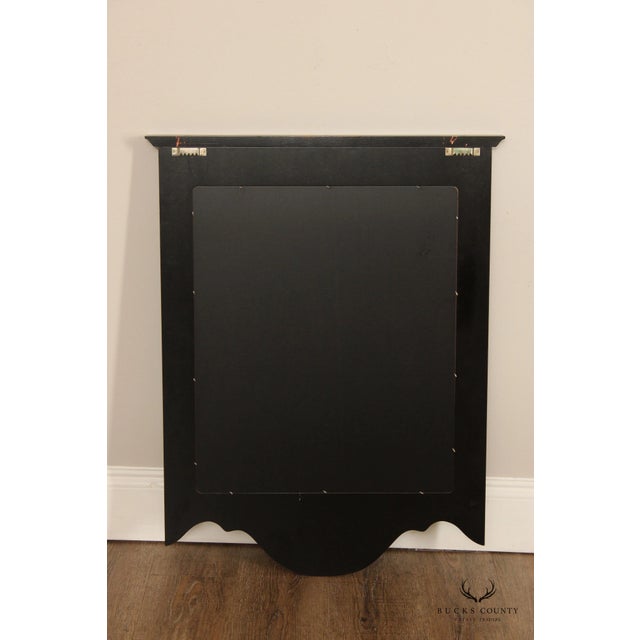 2000 - 2009 Painted Black Fruit Motif Wall Mirror For Sale - Image 5 of 13