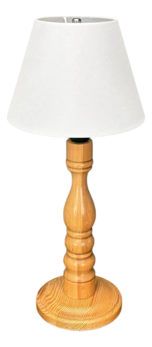 Swedish Modern, Pine, Table Lamp, Sweden, 1960s