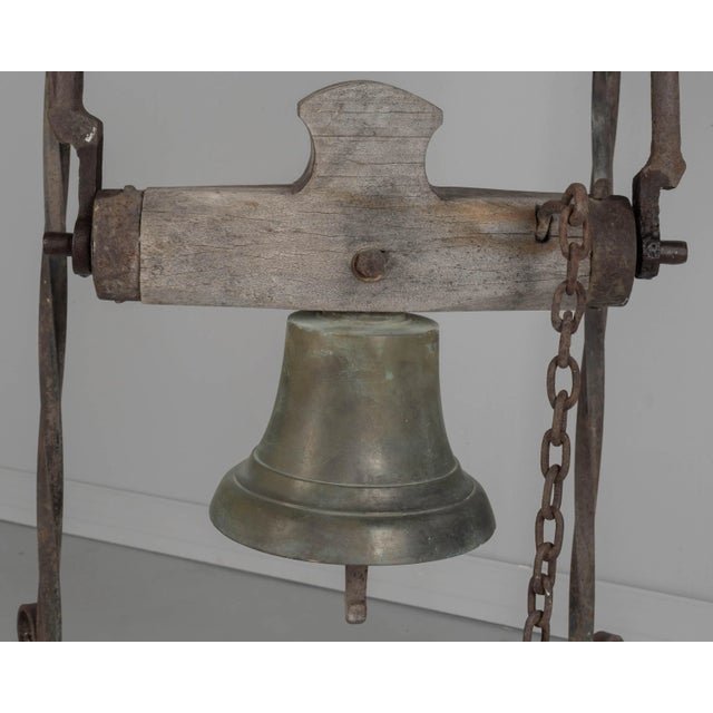 Beaux-Arts 19th Century Bronze Bell With Roof Top Zinc Cupola For Sale - Image 3 of 13