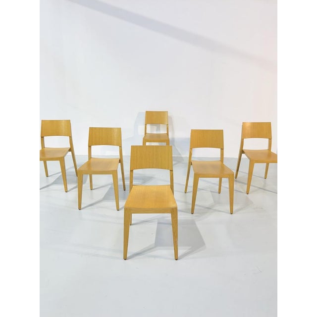 Danish Beech Dining Chairs, 1980s, Set of 6 For Sale - Image 3 of 18
