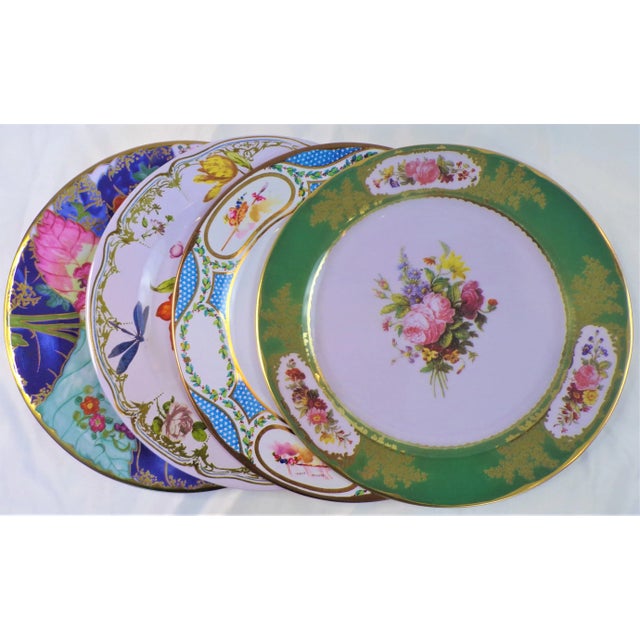 2020s Enamaled Tin English Plates - Set of 4 For Sale - Image 5 of 8