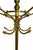 Early 20th Century Vintage Brass Coat Tree Rack Stand For Sale - Image 5 of 11
