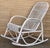 Midcentury White Bamboo Rocking Chairs in the Style of Franco Albini, Italy For Sale - Image 4 of 18