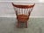 1980s Duckloe Solid Cherry Fan Back Windsor Arm Chair For Sale - Image 5 of 6