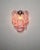 Vintage Italian Murano Wall Lights with Pink Lattimo Glasses, 1990s, Set of 2 For Sale - Image 6 of 14