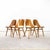 Honey Beech Dining Chairs by Radomir Hoffman, 1950s, Set of 4 For Sale - Image 12 of 12