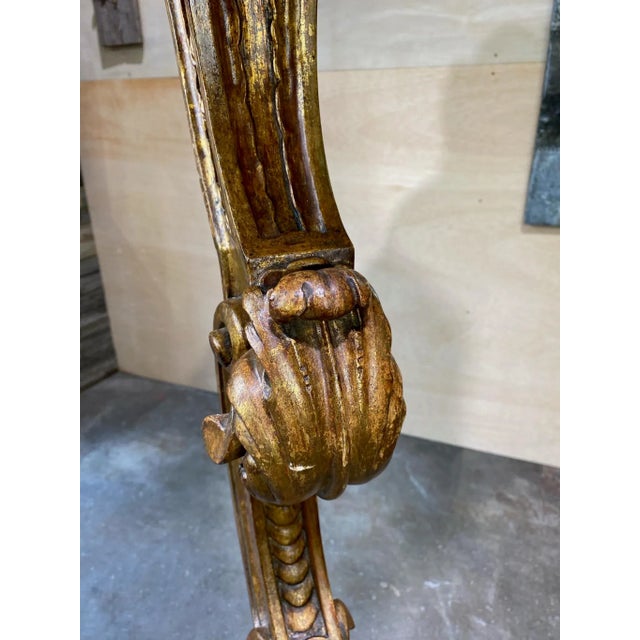 1960s Italian Resin Light Fixture – Gold Gilt Finish For Sale - Image 9 of 11