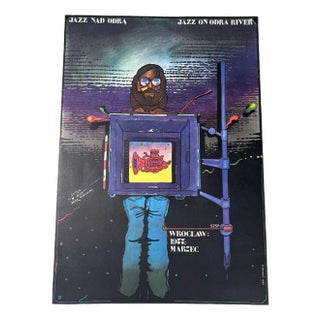 Jazz on the Oder River Poster, Wroclaw, Poland, 1973 For Sale