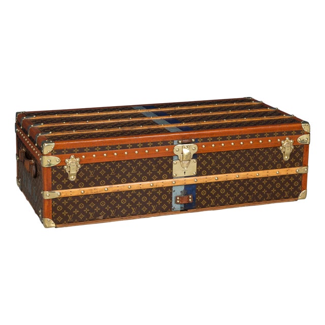 20th Century Cabin Trunk in Monogram Canvas from Louis Vuitton, France, 1930 For Sale