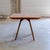 Industrial Mid 20th Century Metal Base + Painted Wood Top Industrial Table For Sale - Image 3 of 8