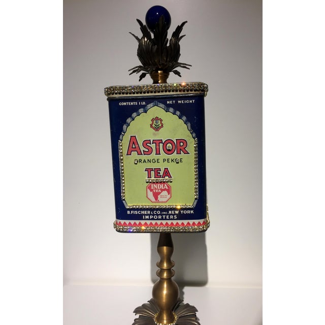 Recycled Tea Tin Sculpture Chairish