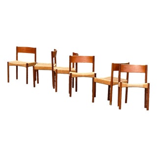 Chairs from Poul Volther, Denmark, Set of 6 For Sale