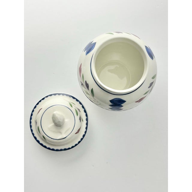 1990s Adams “Lancaster” Pair of Ironstone Creamer & Sugar Bowl For Sale - Image 9 of 11