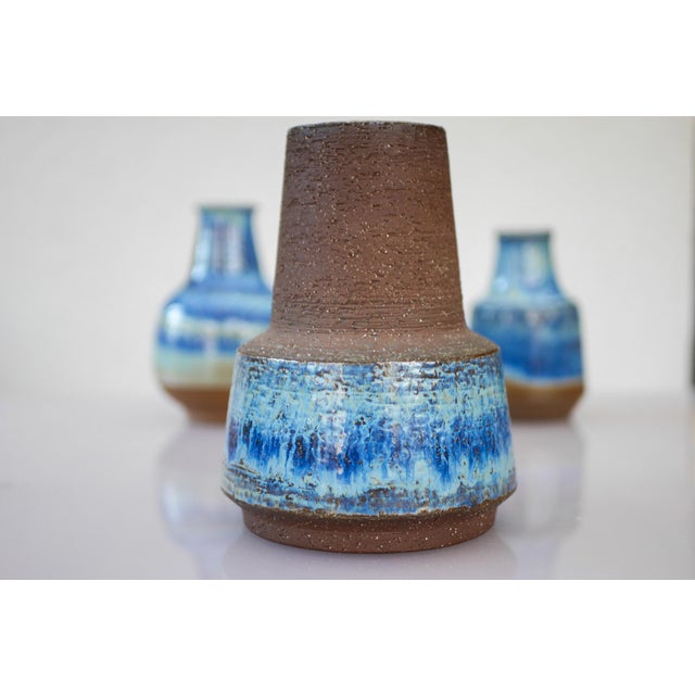 Mid-Century Modern Art Pottery Vases by Michael Andersen, 1960s, Set of 4 For Sale - Image 14 of 18
