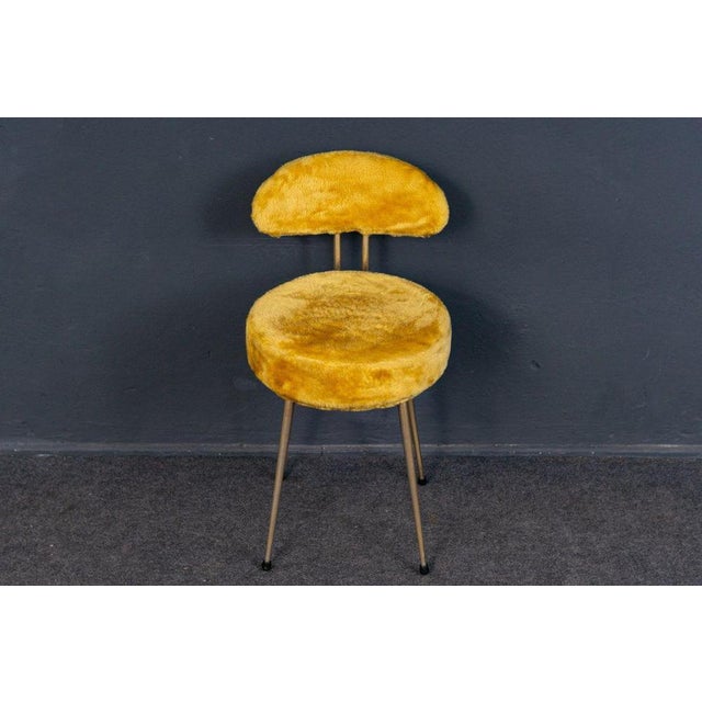 Vintage Yellow Cocktail Chair For Sale - Image 6 of 8