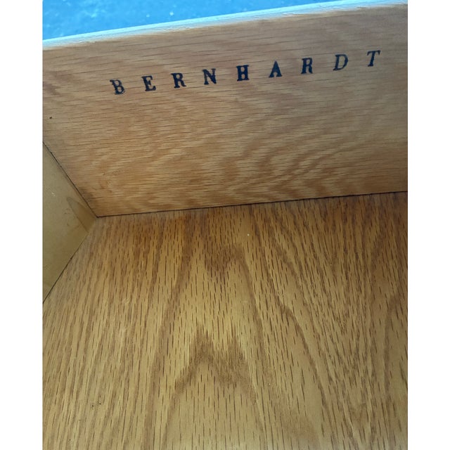 Vintage Bernhardt Grand Savannah 3-Drawer Nightstand/Chest- Excellent Marble Top For Sale In San Francisco - Image 6 of 8