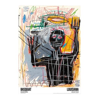 Jean-Michel Basquiat Furious Man Official Exhibition Poster For Sale