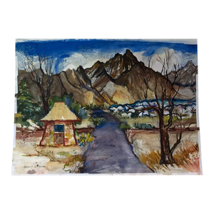Robert R. Doty Original Art Watercolor Mixed Media