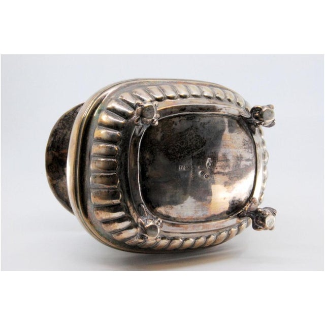 Metal Teapot with Knob Lid and Claw-Shaped Feet For Sale - Image 7 of 11