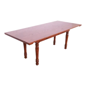 Kindel Furniture French Country Oak Farmhouse Harvest Dining Table, Newly Refinished