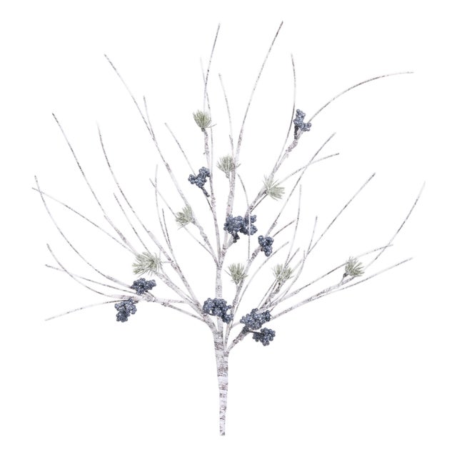 Birch Twig with Pine Spray (Set of 4) For Sale