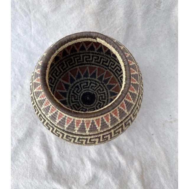 Tribal Handwoven Tribal Embera Basket For Sale - Image 3 of 4