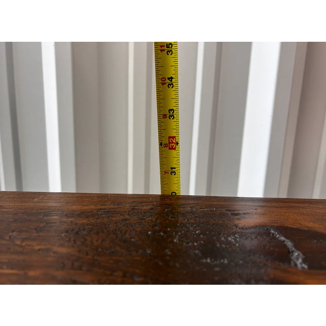 LaLune Rustic Trestle Dining Table For Sale - Image 17 of 17