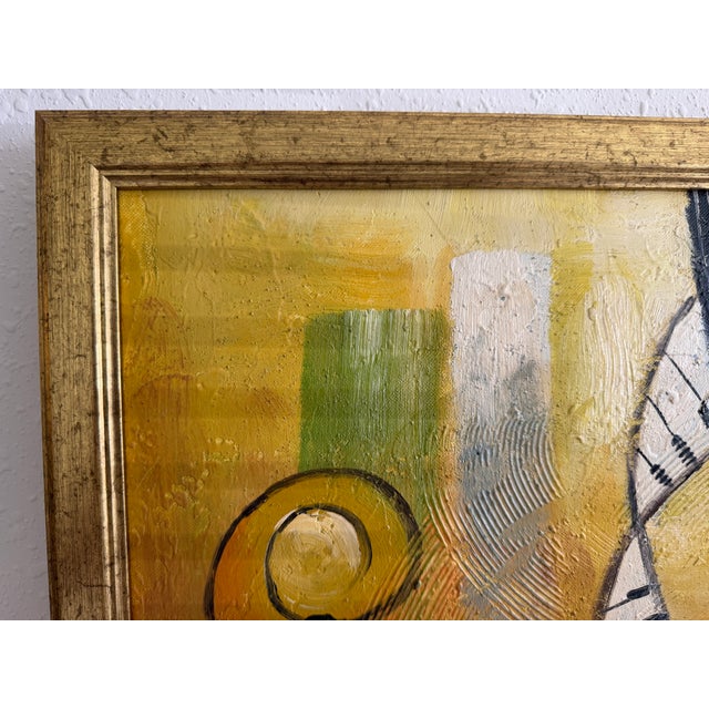 Original Abstract Oil Painting Alena Kalen Cadence Musical Art Contemporary, Coa For Sale In Jacksonville, FL - Image 6 of 7