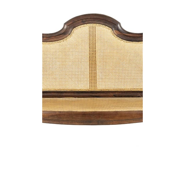 Wood 19th Century Romantic Canape in Noble Wood For Sale - Image 7 of 8