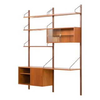 Vintage Teak Wall Unit by Poul Cadovius for Cado, 1960s For Sale