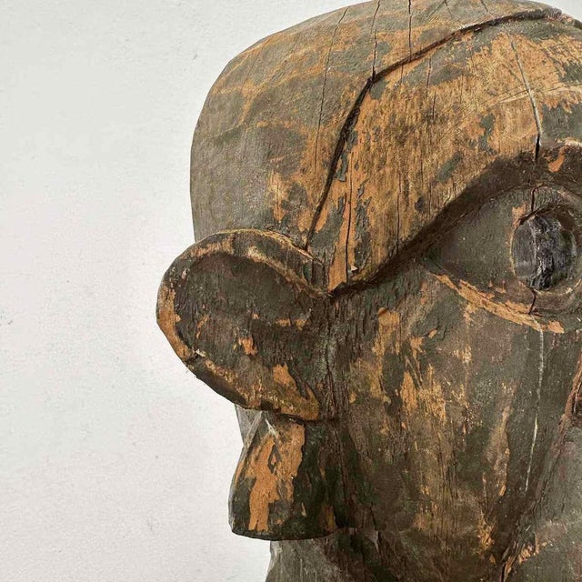 Ethnic Wooden Wall Sculpture For Sale - Image 3 of 11