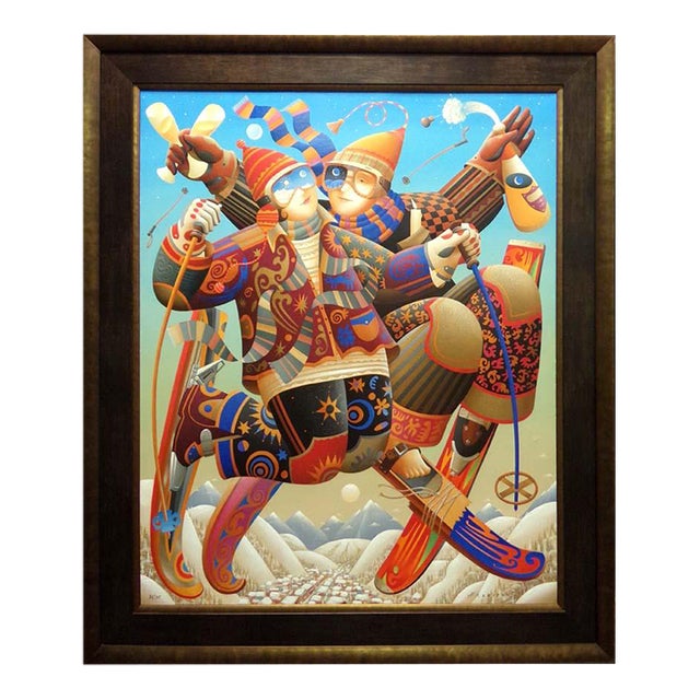 Anton Arkhipov "Freestyle" Hand Signed Custom Framed For Sale