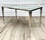 French Vintage Neoclassical Maison Jansen Style Mirrored & Polished Steel Coffee Table For Sale - Image 3 of 14