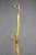 Mid-Century Sculptural Gilt Metal Coat Rack With Leaf-Form Base For Sale In Philadelphia - Image 6 of 8