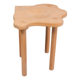 Pine Stool from E.R.A. Herbst, Germany, 1980s For Sale