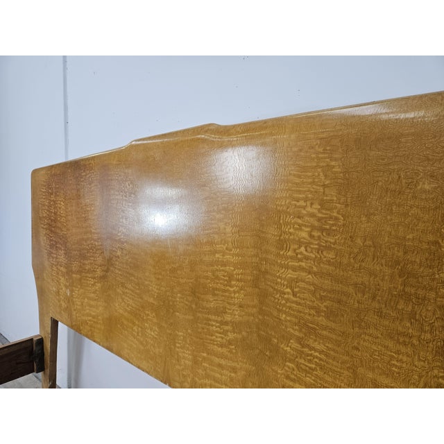 Mid-Century Modern Vintage Maple Double Bed, 1950 For Sale - Image 3 of 11