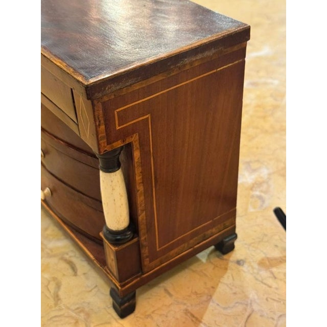 Wood 19th C. Austrian Biedermeier Miniature Commode For Sale - Image 7 of 7