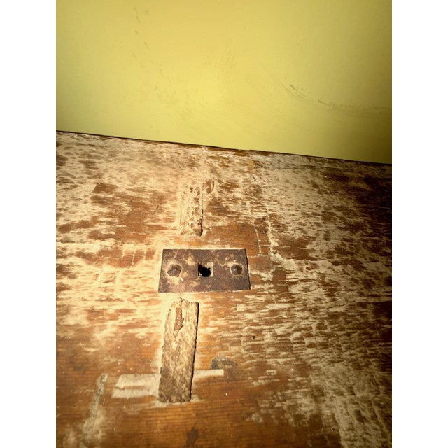 17th Century Bolognese Walnut Bookcase With Original Wire, Fabric Panels, Hidden Compartments & Working Locks For Sale - Image 13 of 14