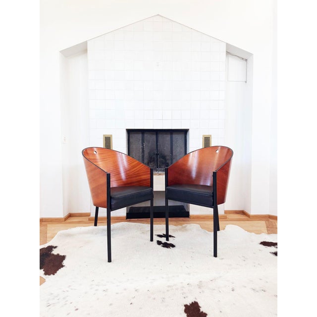 Original 1984 "Costes" Dining Chairs Attributed to Philippe Starck for Driade — Set of 4 For Sale - Image 9 of 16