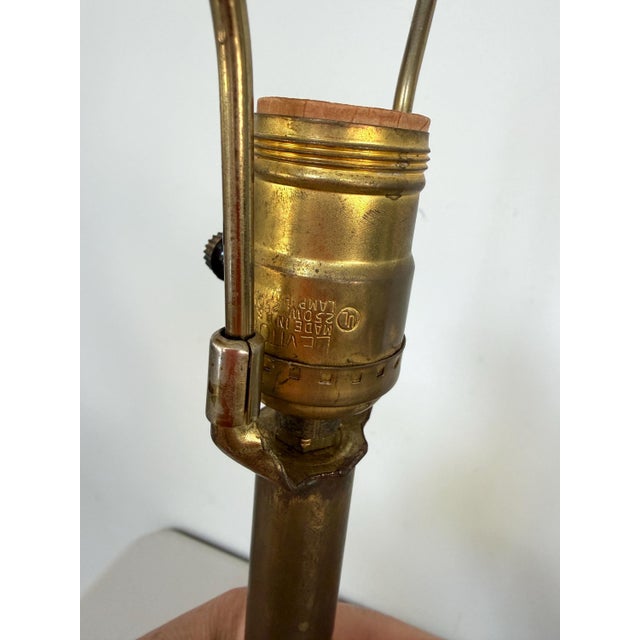 Vintage Hollywood Regency Cast Brass Swan Table Lamp Mid-Century Sculpture For Sale - Image 17 of 18