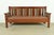 Limbert Style Antique Mission Oak Arts & Crafts Settle Sofa, Circa 1910 For Sale - Image 11 of 11