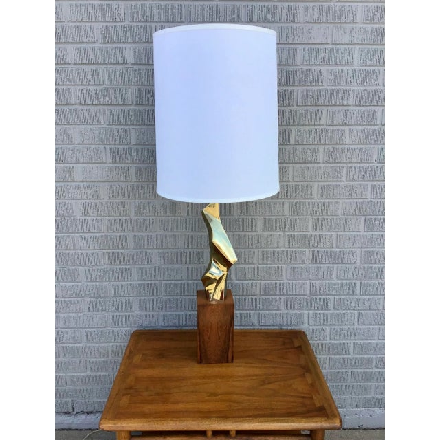 A gorgeous Mid Century Modern table lamp attributed to Richard Barr for the Laurel Lamp Company and first appearing as...