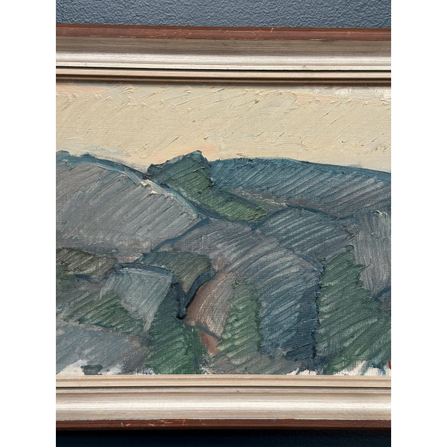 Bengt Crantz, Swedish Landscape, 20th Century, Oil on Canvas For Sale - Image 14 of 16