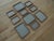 1970s Oak Wood Frames 4 Large 6 Small Picture Photo Art Frames With Plexiglass Lot of 10 VTG 70s For Sale - Image 5 of 9