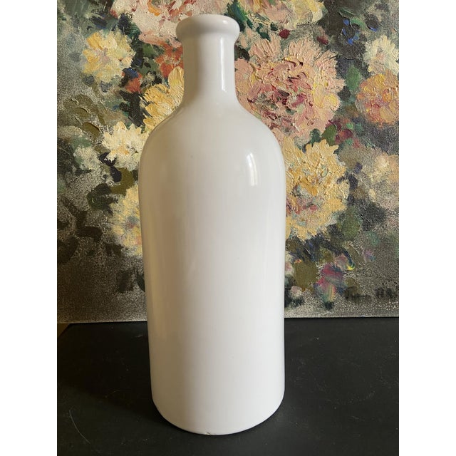 French Bottle Vase from Charolles, 1960s For Sale - Image 4 of 8